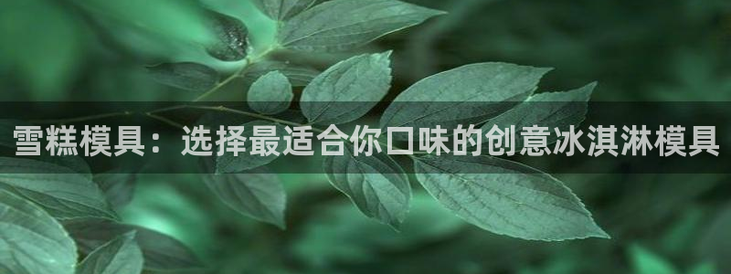 太阳集团tcy8722查封了：雪糕模具：选择最适合你口味的创意冰淇淋模具