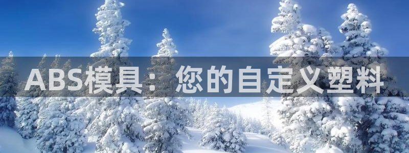 太阳集团tcy8722-主页|欢迎您：ABS模具：您的自定义塑料