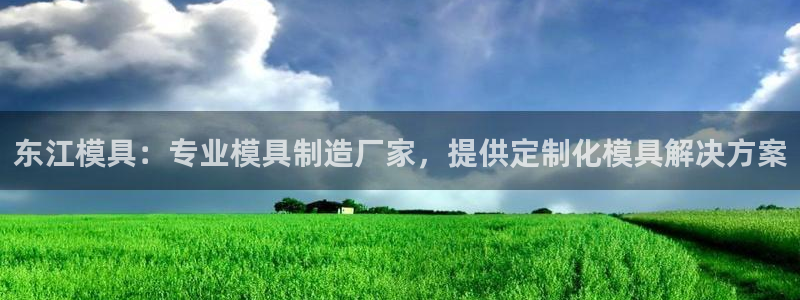太阳集团电子游戏登录：东江模具：专业模具制造厂家，提供定制化模具解决方案