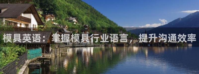 太阳成集团tyc33455cc：模具英语：掌握模具行业语言，提升沟通效率