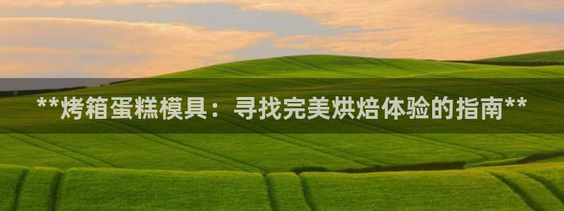 太阳集团电子游戏官方网站：**烤箱蛋糕模具：寻找完美烘焙体验的指南**
