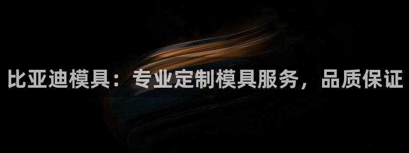 太阳集团游戏软件：比亚迪模具：专业定制模具服务，品质保证