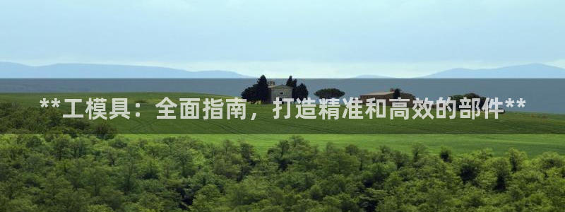 太阳集团2007：**工模具：全面指南，打造精准和高效的部件**