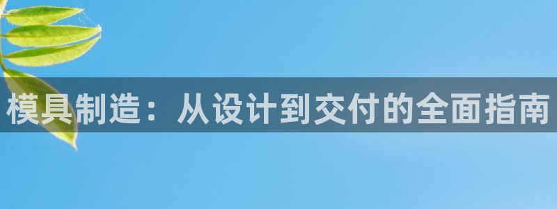 太阳阳城集团有限公司：模具制造：从设计到交付的全面指南
